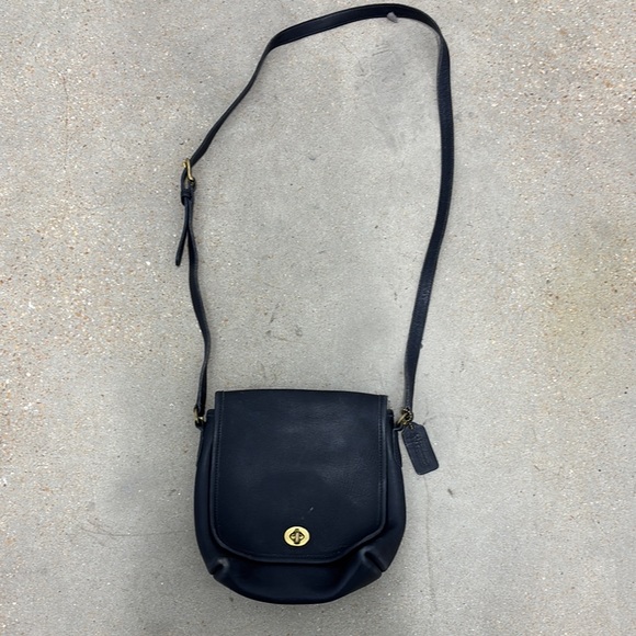 Coach Handbags - Elegant Black Leather Crossbody Bag